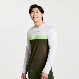 Saucony Elite Long Sleeve Umbra | PAQKYB374