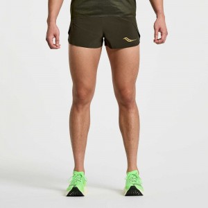 Saucony Elite Split Short Umbra | DLFKCA057