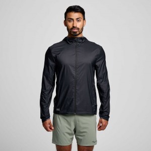 Saucony Peregrine Packaway Jacket Siyah | YHODVQ406