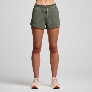Saucony Triumph 3" Short Bough Heather | XBCDKY790