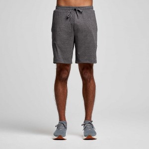 Saucony Triumph 8" Short Koyu Gri | NLDQYB761